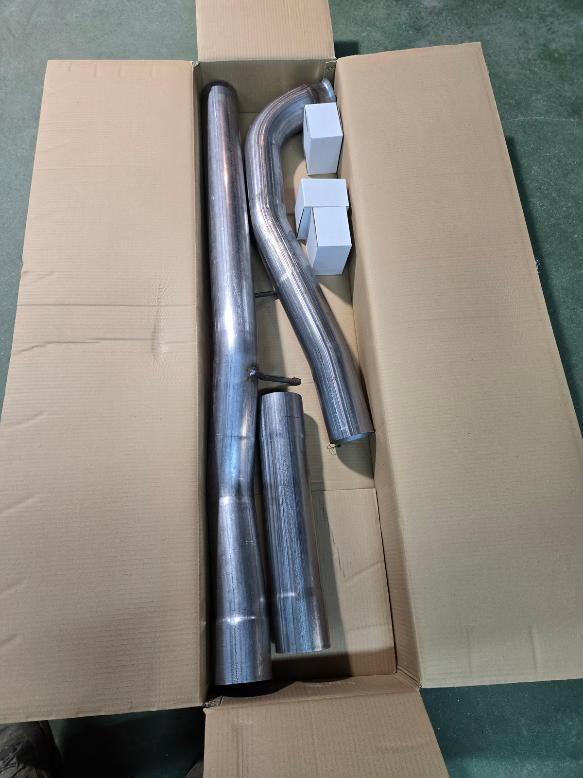 GMC Duramax 6.6L Cat & DPF Delete Pipe, 304 Stainless Steel - (2011-2015)!