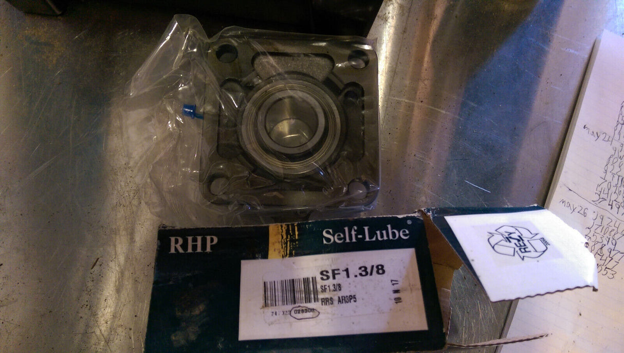 SF1.3/8 - RHP Cast Iron Flange Bearing Unit - 1.3/8 Inch Diameter