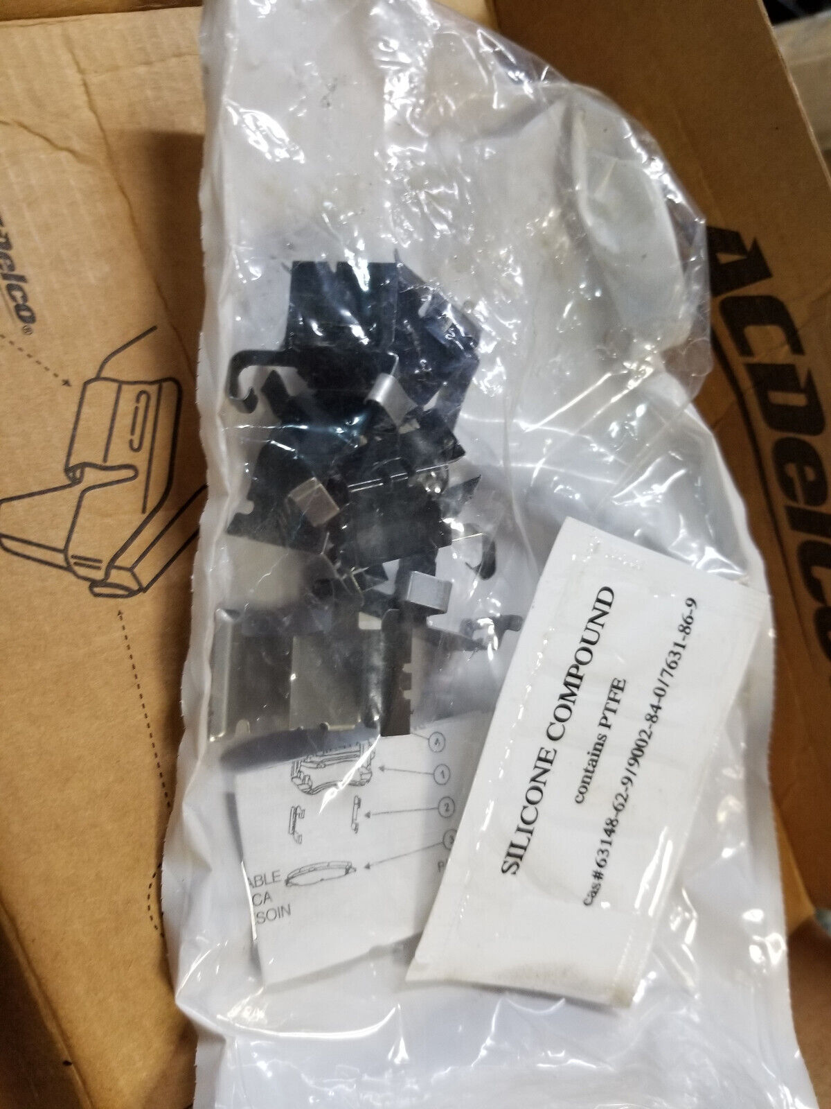 ACDelco 17D1411CH Professional Durastop Ceramic Rear Disc Brake Pad Set 19286421