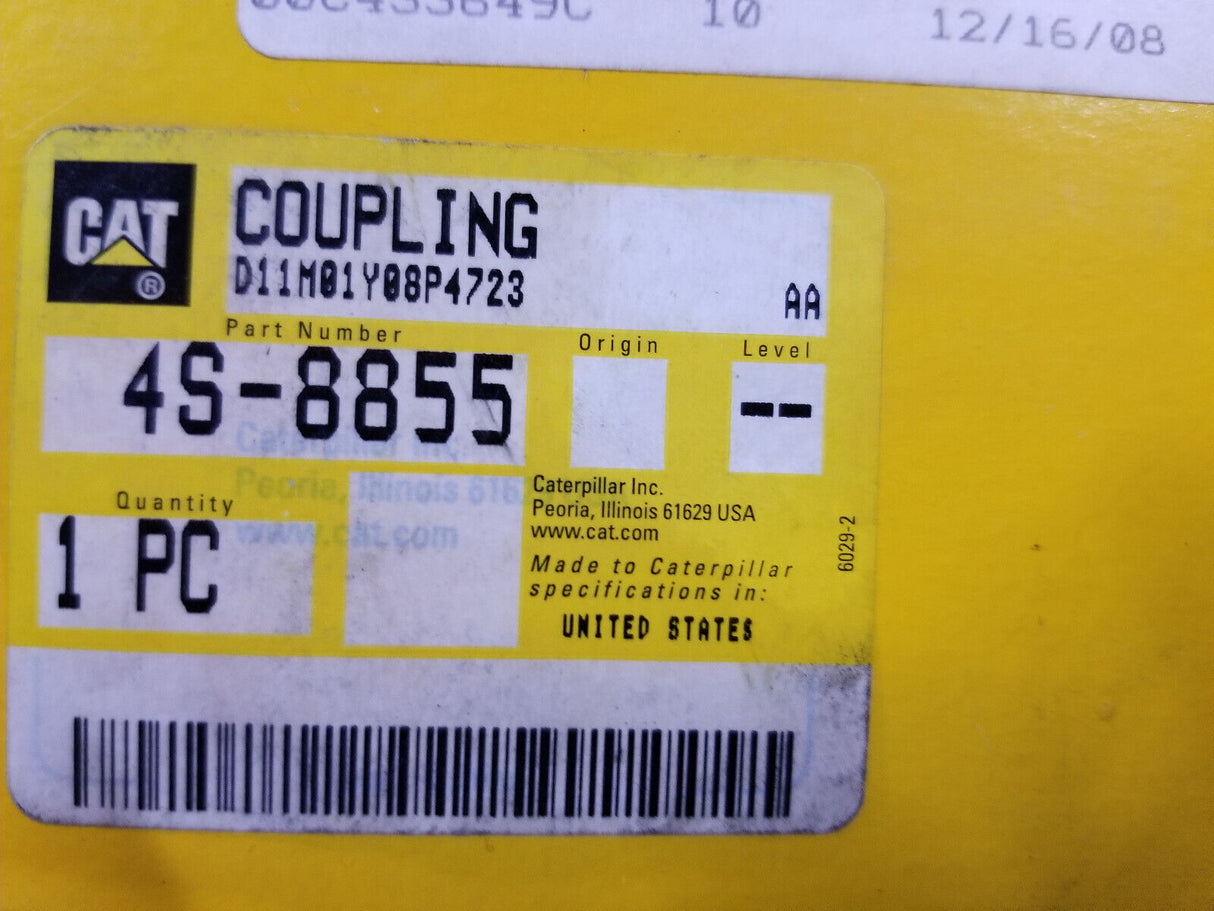 GENUINE CAT 4S-8855 COUPLING 4S8855