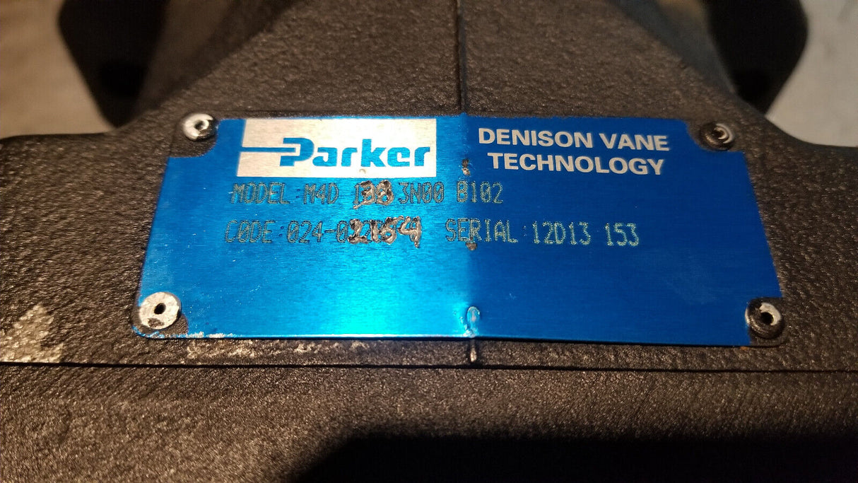 024-02154-0 PARKER DENISON M4D 138 3N00 B102 Medium Duty Vane Motor