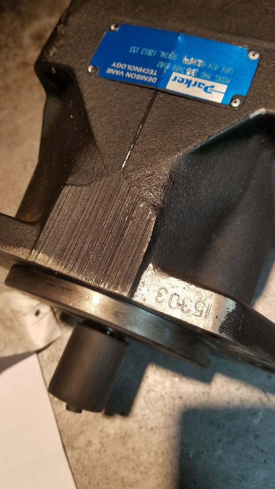 024-02154-0 PARKER DENISON M4D 138 3N00 B102 Medium Duty Vane Motor