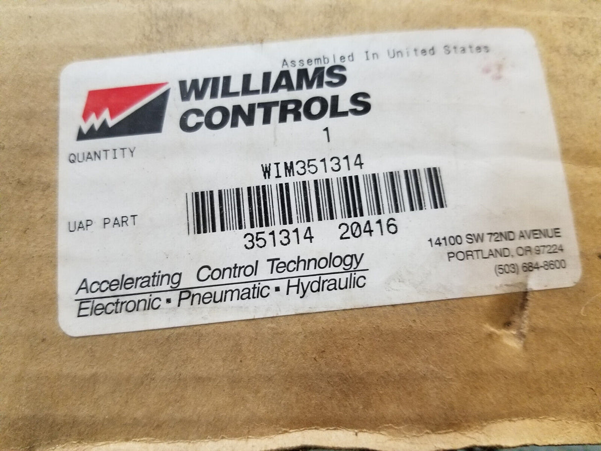 WIM3513141 Williams Controls Electronic Accelerator Pedal 351314