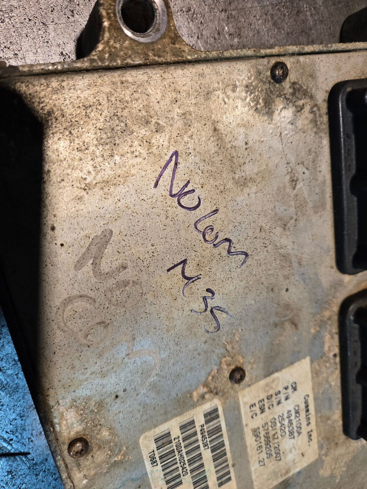 CORE CUMMINS CM2100A 4945387 ECM CORE / NO COMMUNICATION