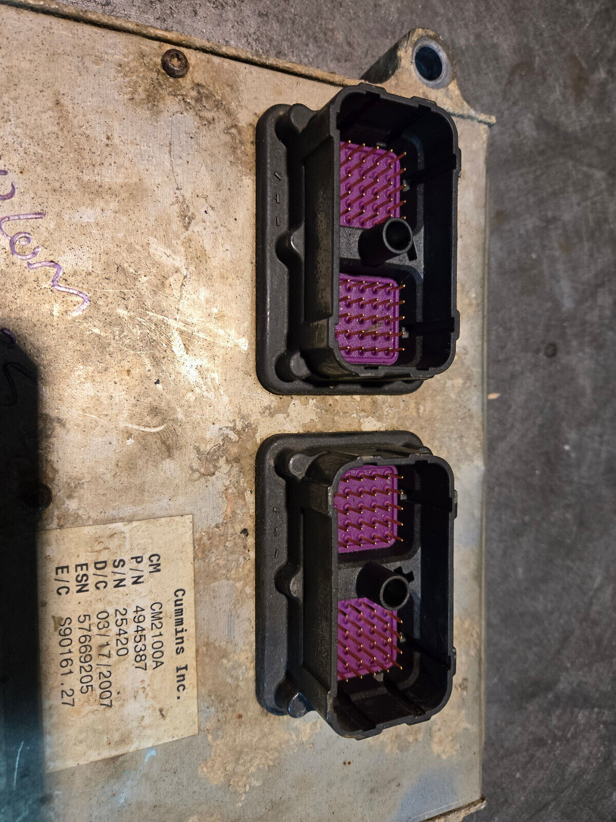 CORE CUMMINS CM2100A 4945387 ECM CORE / NO COMMUNICATION