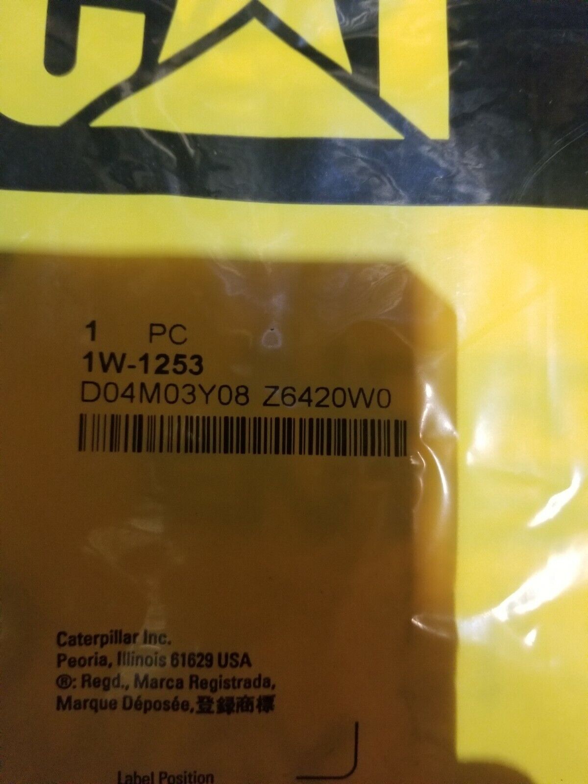 CATERPILLAR 1W-1253