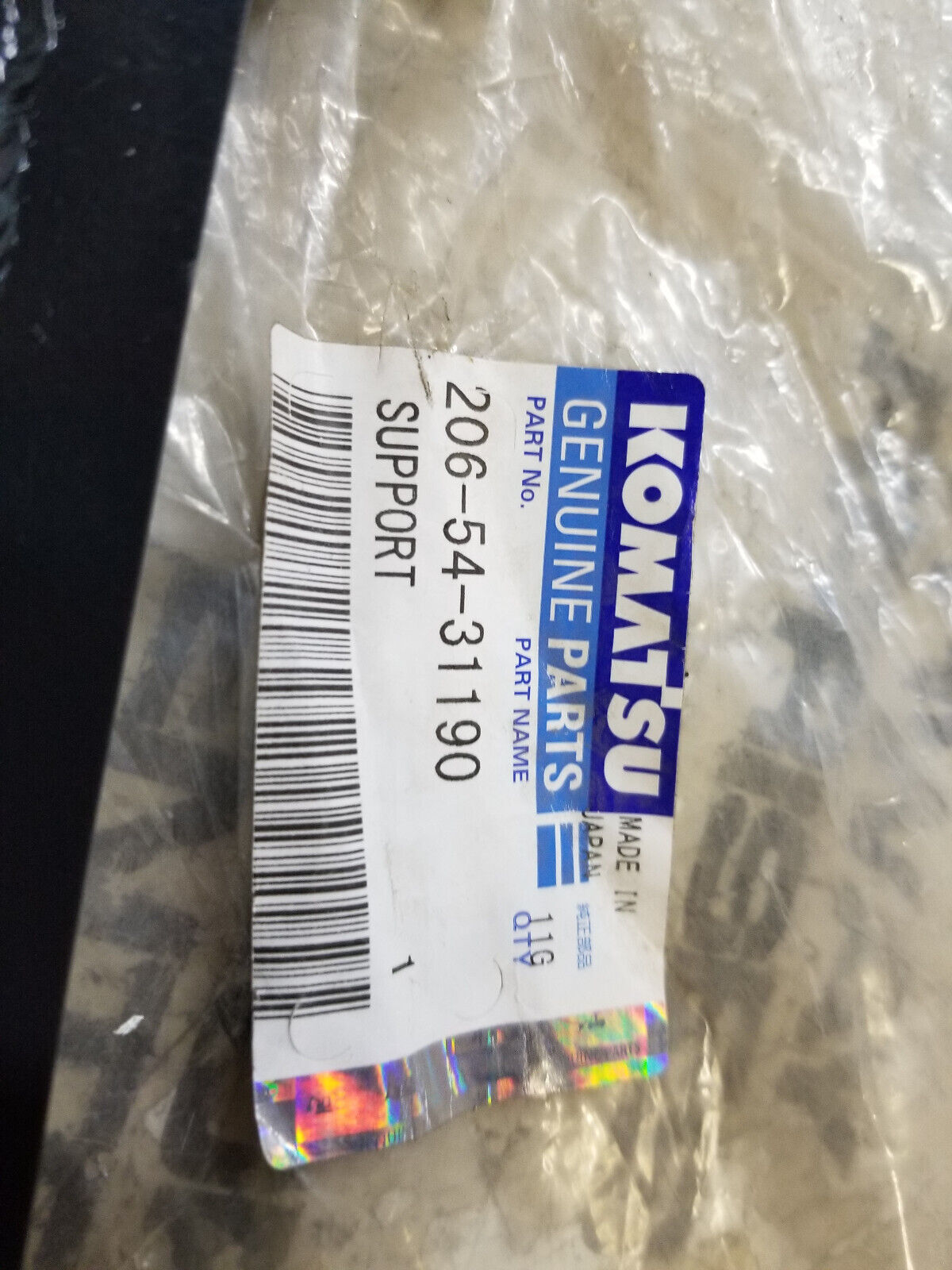 206-54-31190 KOMATSU BRACKET 2065431190