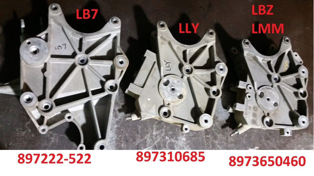 2004.5-2006 Chevy GMC 6.6 LLY Duramax Alternator Bracket 897310685 97310685