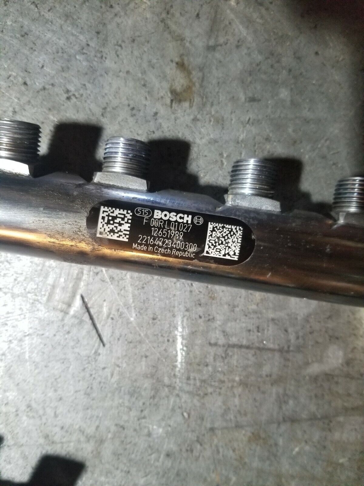 2011-2015 Duramax LML High Pressure Fuel Rails 12651989 12620532 refbc