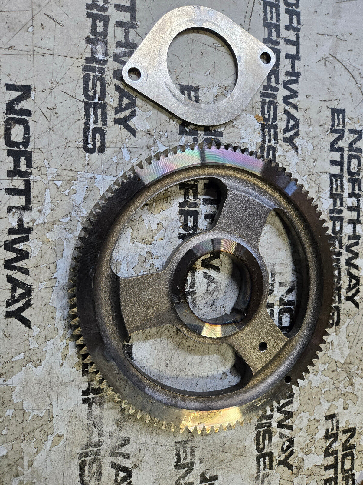 2003-2010 Ford 6.0L 6.4L Powerstroke F250 F350 Diesel Camshaft Gear and retainer