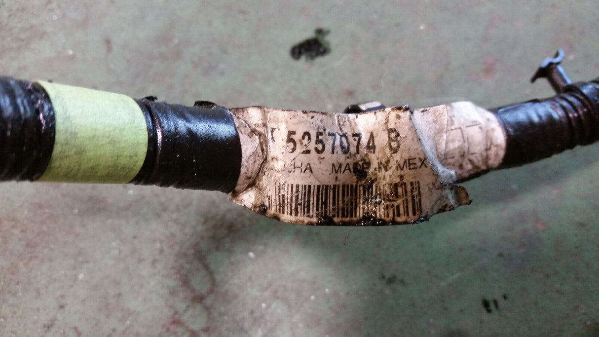 2010 6.7L CUMMINS ENGINE INTAKE PREHEATER POWER CABLE 5257074