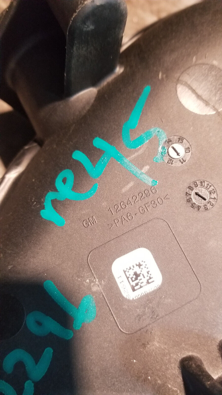 12642296 LML TURBOCHARGER INTAKE