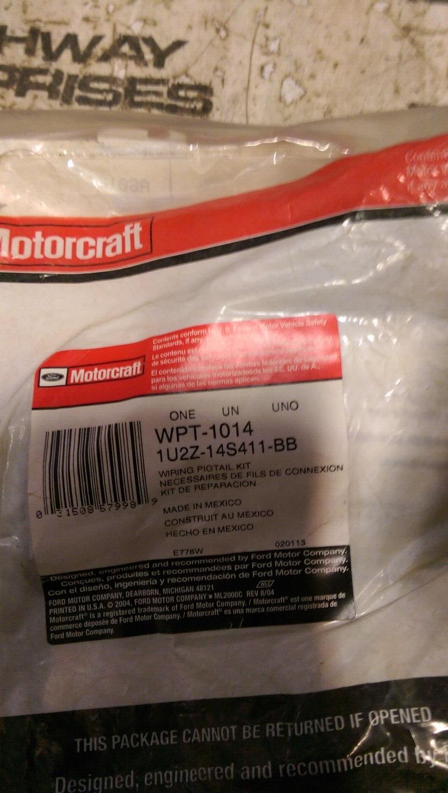 Genuine Motorcraft Wiring Pigtail Kit WPT-1014/ 1U2Z-14S411-BB