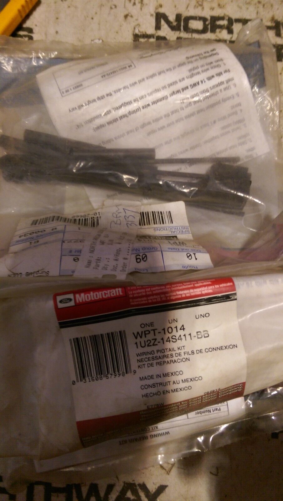 Genuine Motorcraft Wiring Pigtail Kit WPT-1014/ 1U2Z-14S411-BB