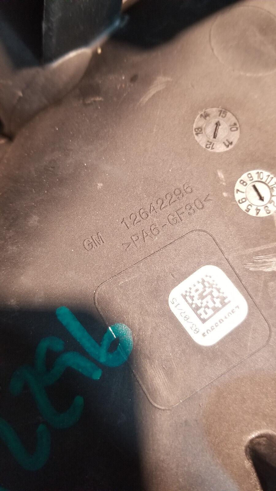 12642296 LML TURBOCHARGER INTAKE