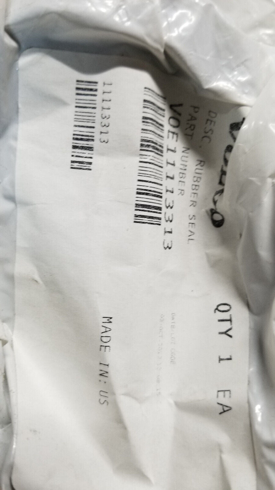 11113313 VOLVO REAR LIGHT SEAL VOE11113313