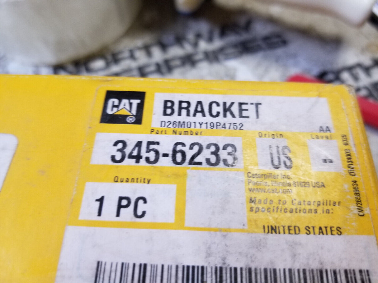 NEW CATERPILLAR 345-6233 Latch Cover Mounting Bracket 3456233