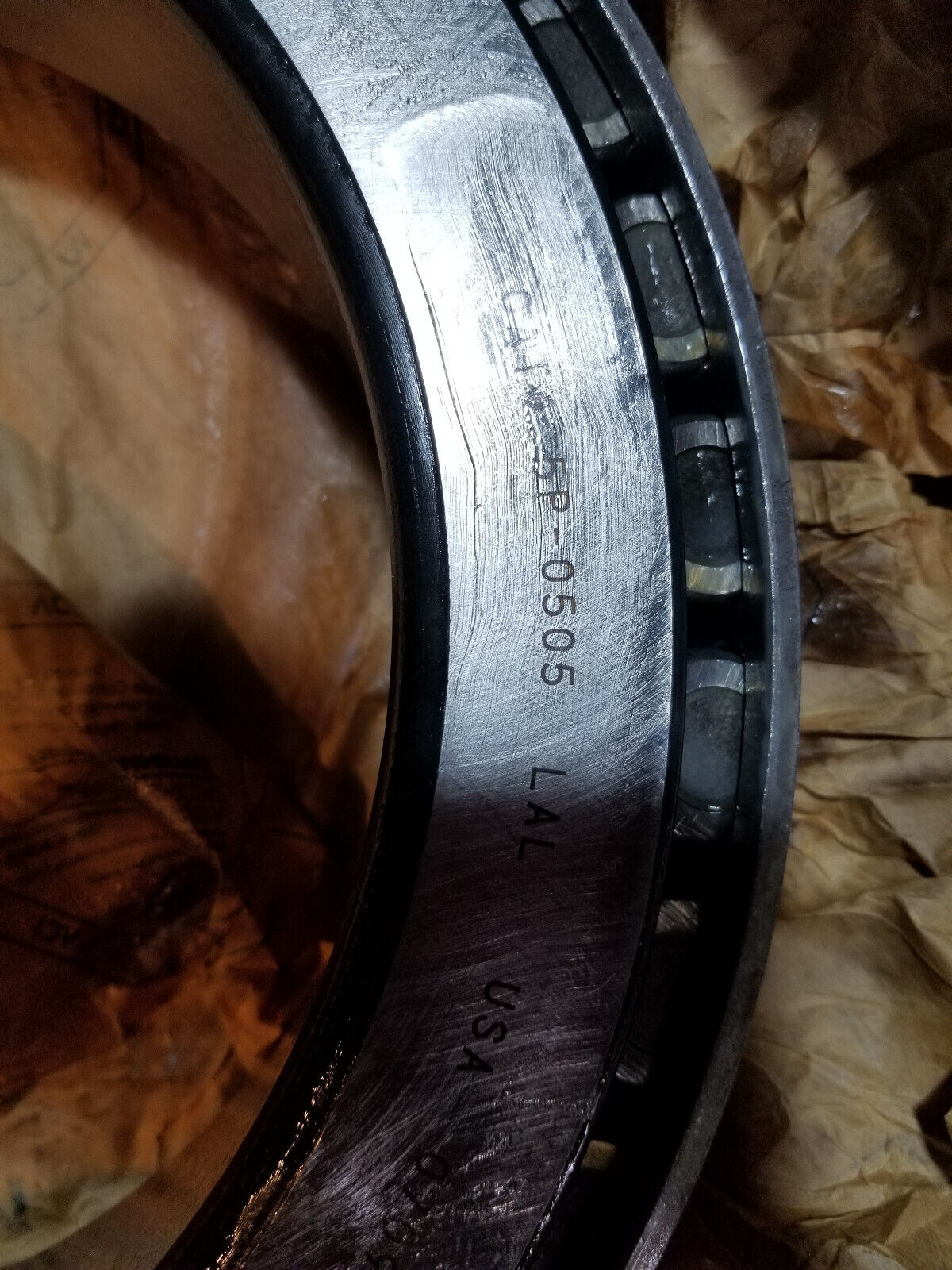 GENUINE CATERPILLAR 5P-0505 371.18mm Outer Diameter Cone Bearing 5P0505