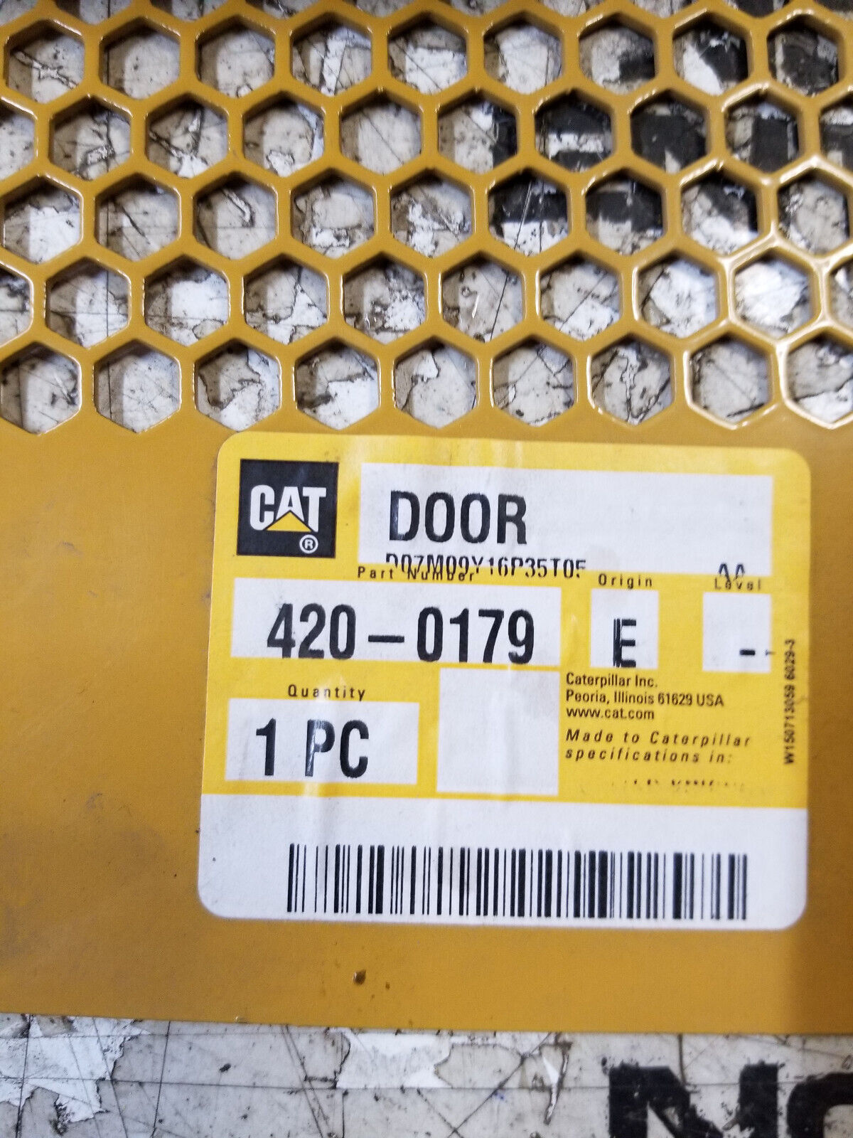 420-0179 CAT Engine Compartment Door 4200179