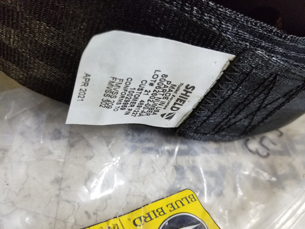 Drivers Seat Belt 10029959, Single Ret, Bluebird Vision, 2014+