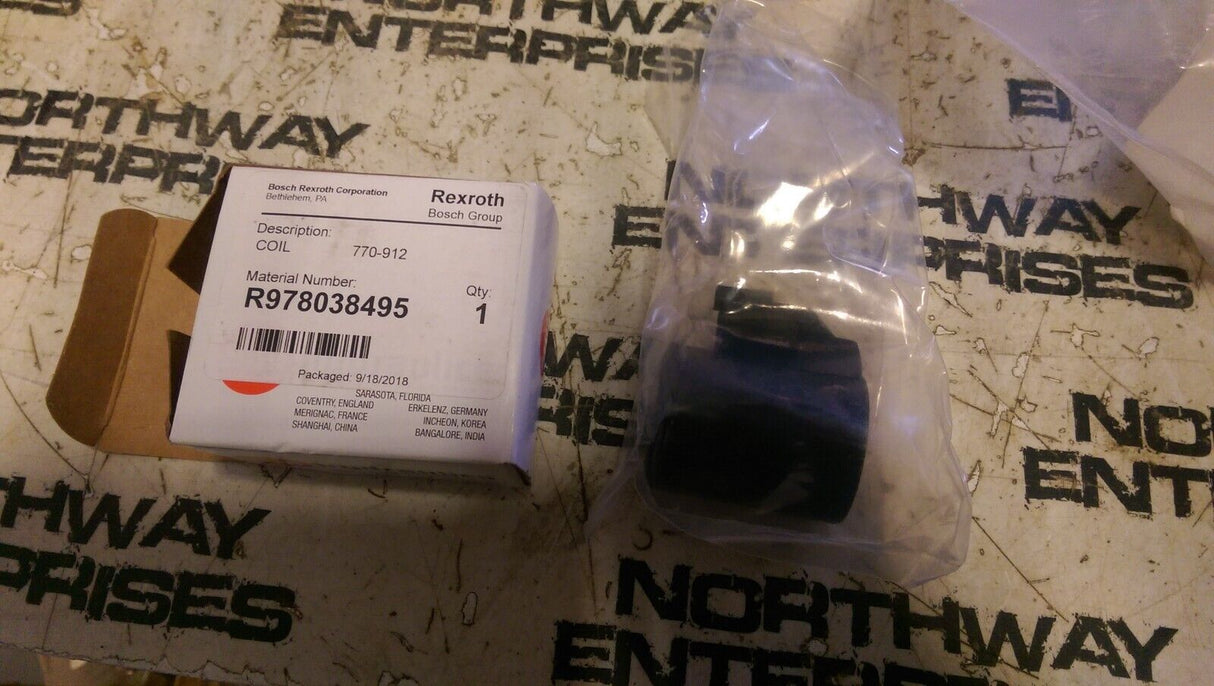 REXROTH NEW Solenoid valve coil 770-912 12VDC R978038495