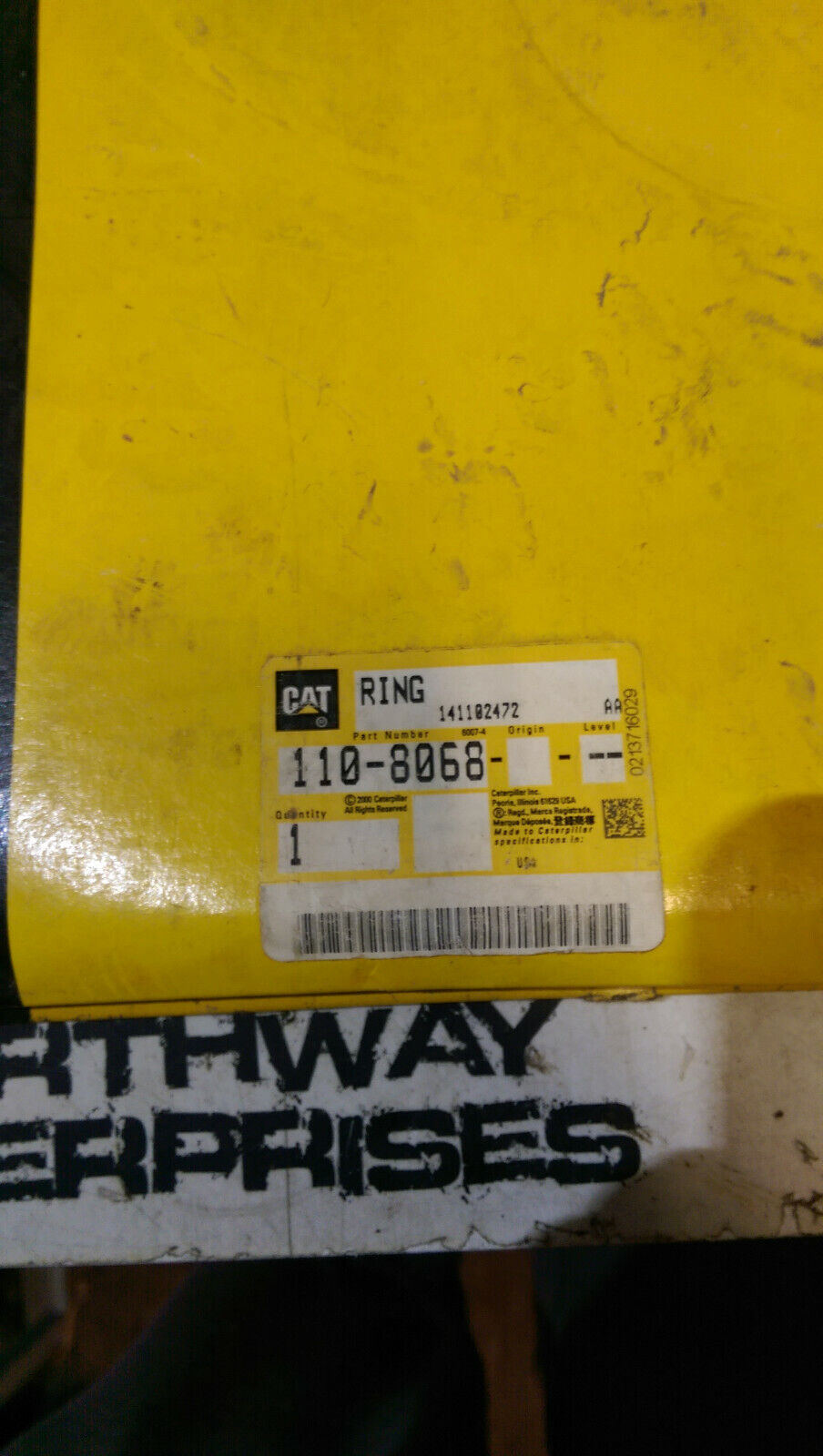 Caterpillar ring 1108068 110-8068