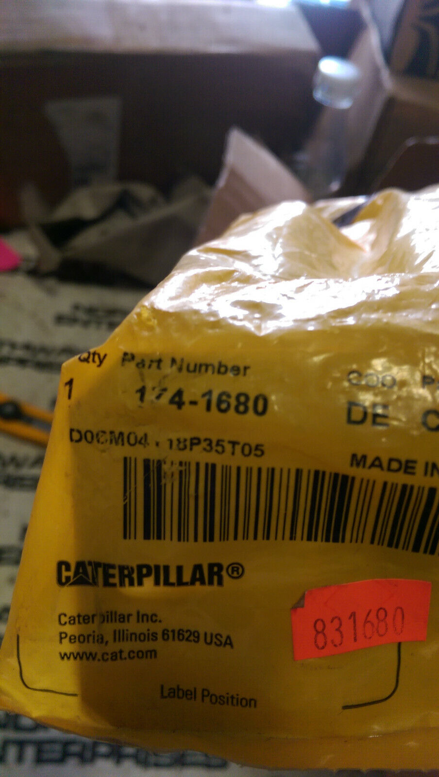 174-1680 CATERPILLAR CLAMP