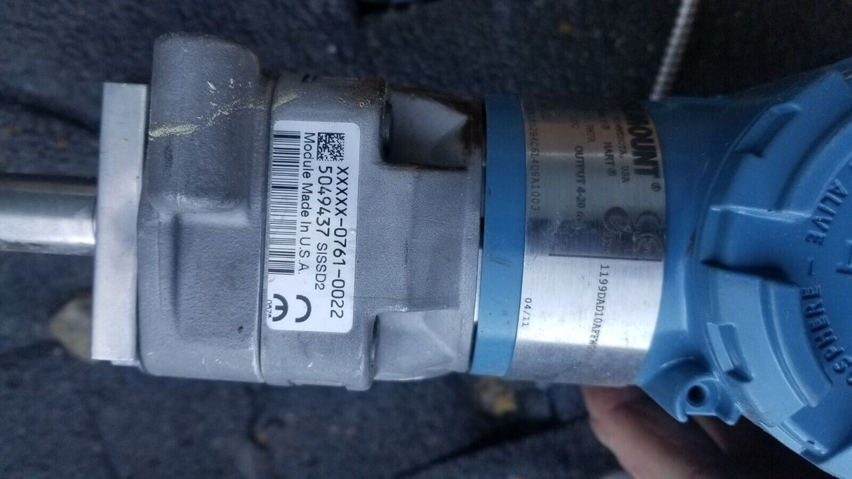 ROSEMOUNT 3051C PRESSURE TRANSMITTER AND 2 - FFW FLUSH FLANGED SEAL ASSEMBLY