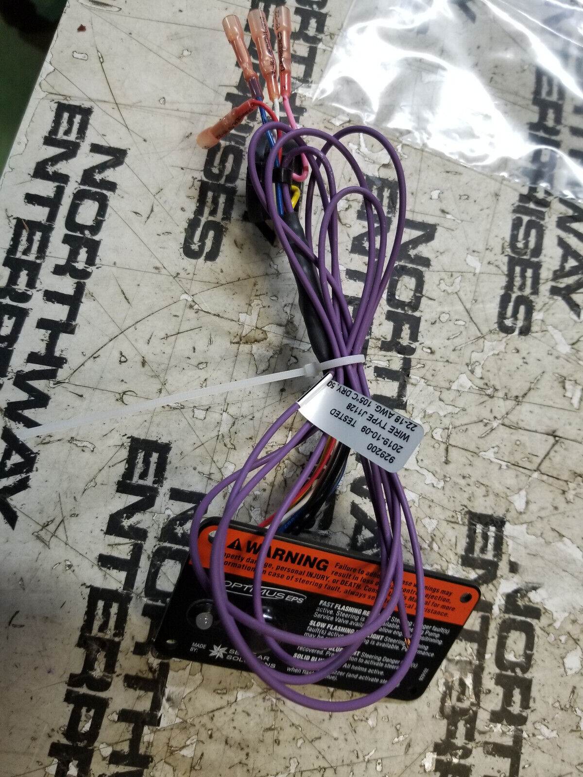 Seastar Teleflex Optimus EPS Warning Switch Panel Assy 929200