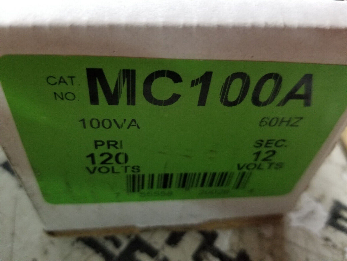 MARCUS TRANSFORMER 100VA 120/12V 60HZ MC100A