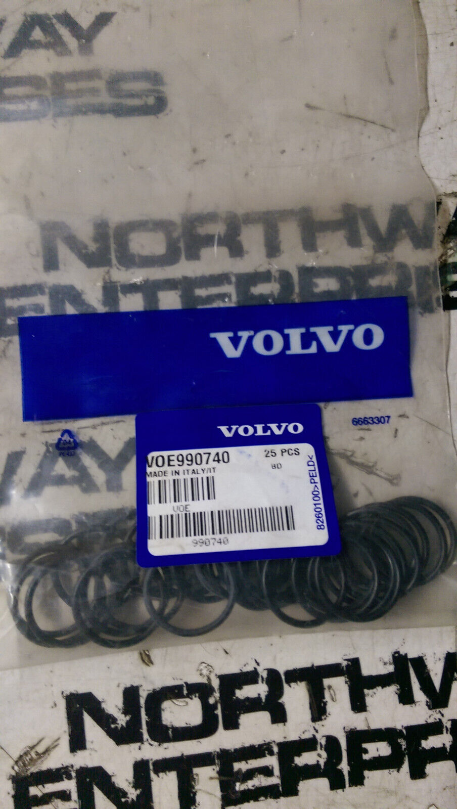 VOLVO ORING PACK OF 25 VOE990740 990740