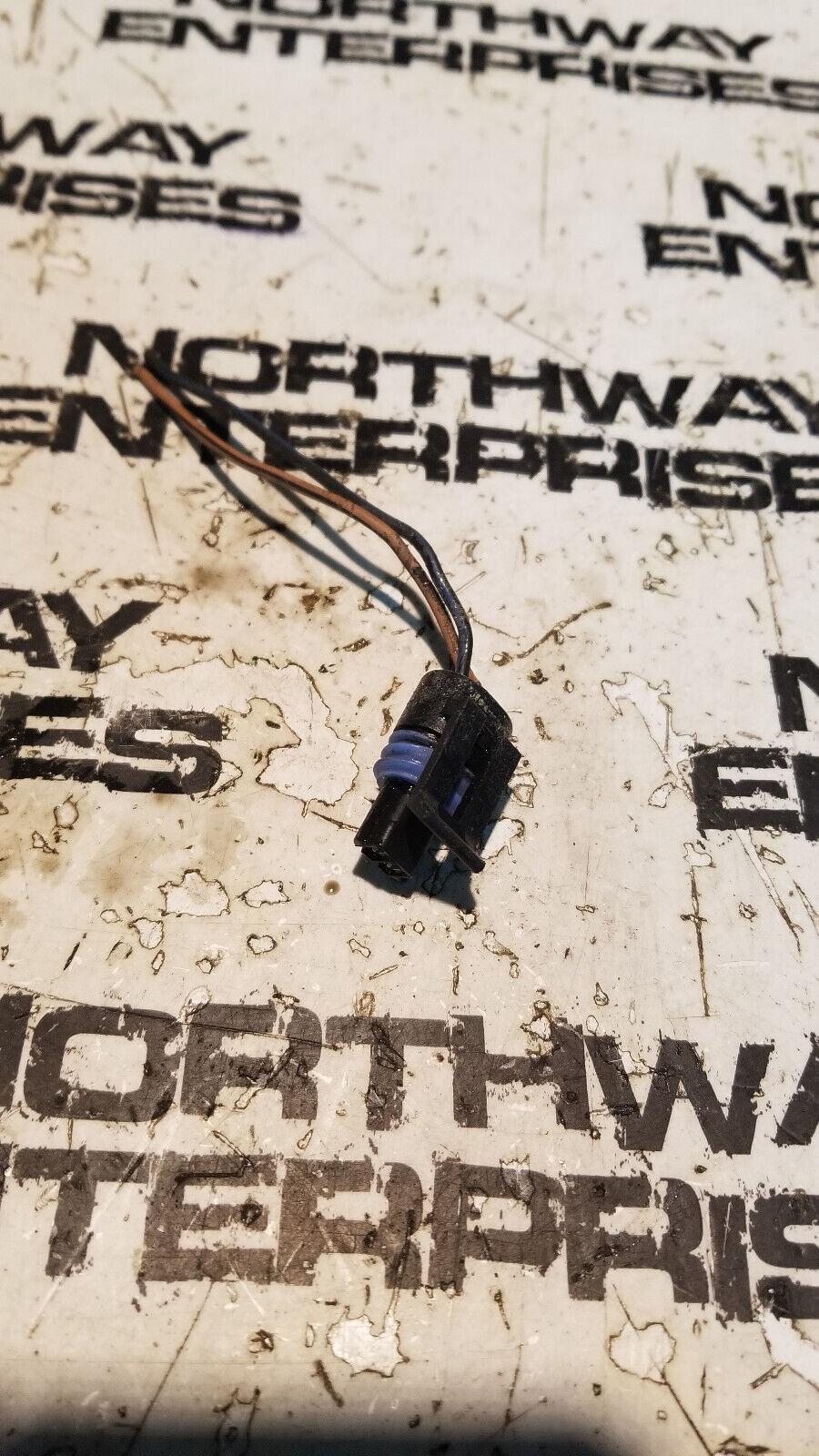 2001 5.9L CUMMINS PIGTAIL 2 PIN 2 WIRE purple