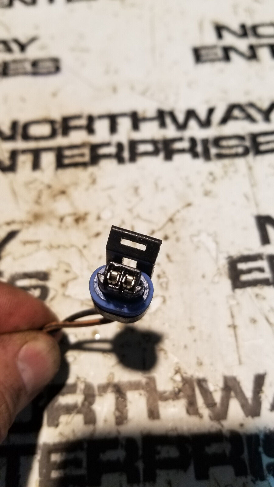 2001 5.9L CUMMINS PIGTAIL 2 PIN 2 WIRE purple