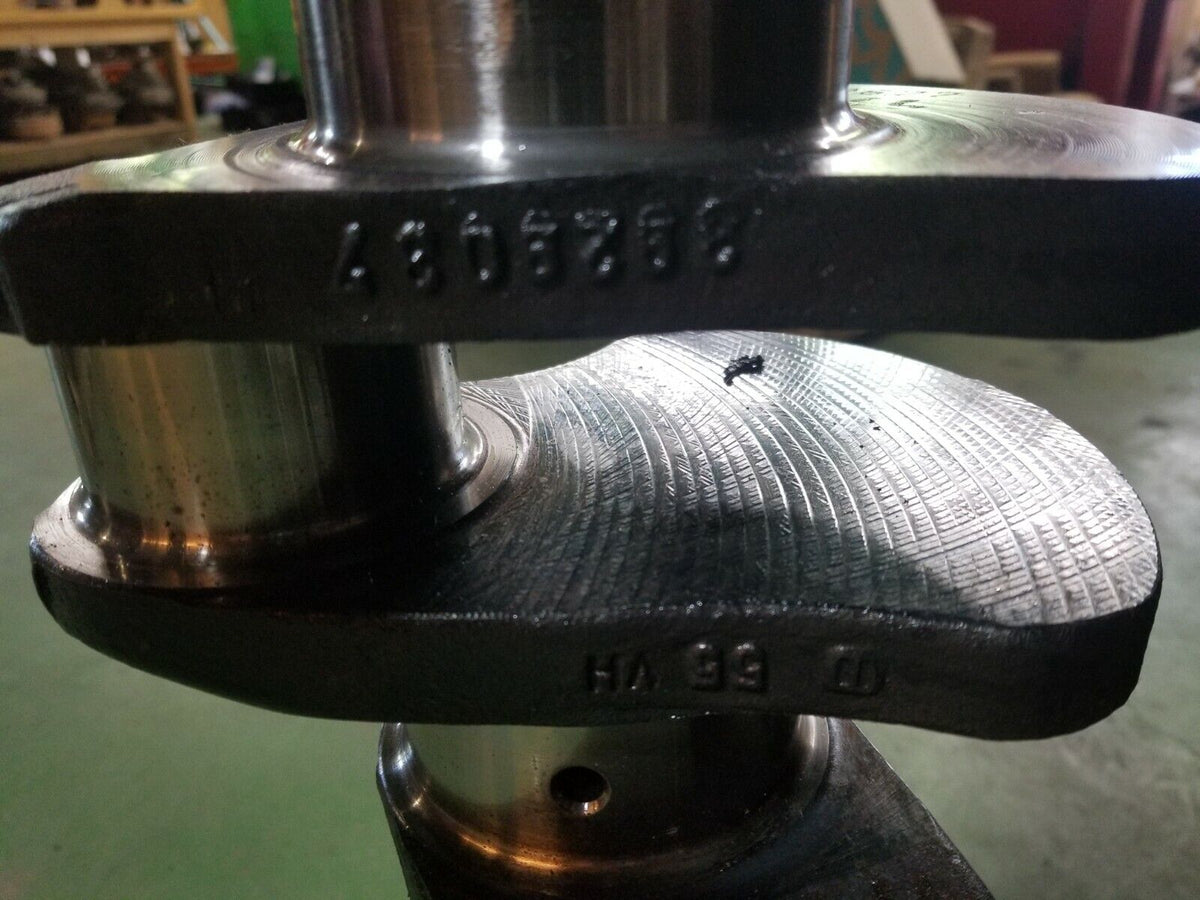 CUMMINS 5.9L USED OEM CRANKSHAFT 98-01 3929037 3929027 ANGLE CUT GEAR