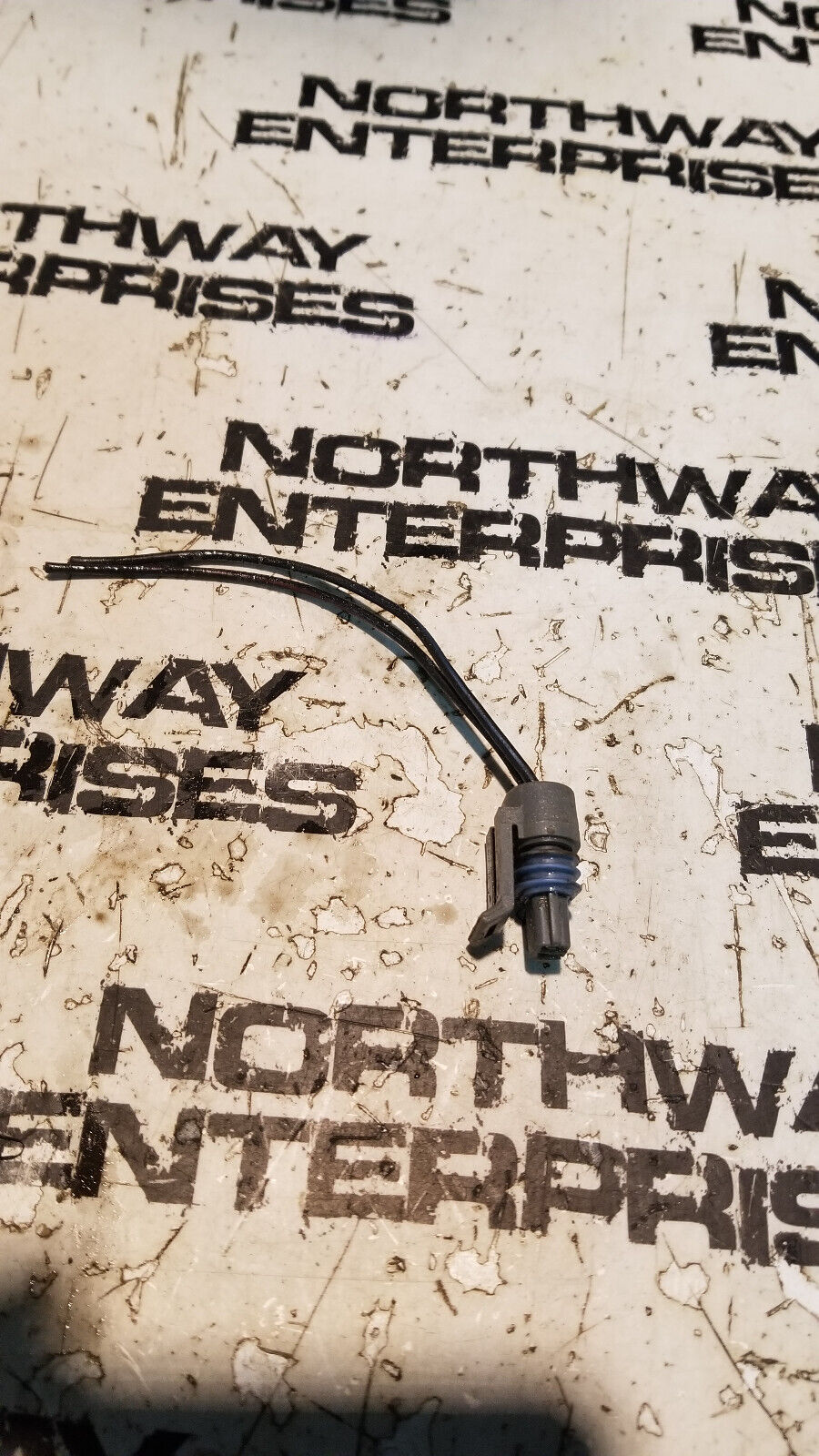 2001 5.9L CUMMINS PIGTAIL 2 PIN 2 WIRE blue