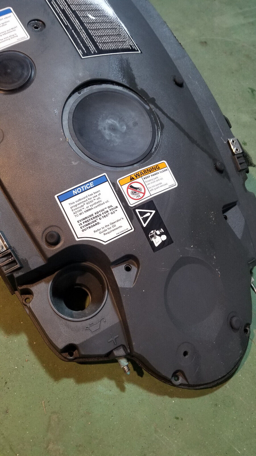 FRAME COVER 0355954 5010718 5008577 250ho 300 G2 250hp Johnson Evinrude