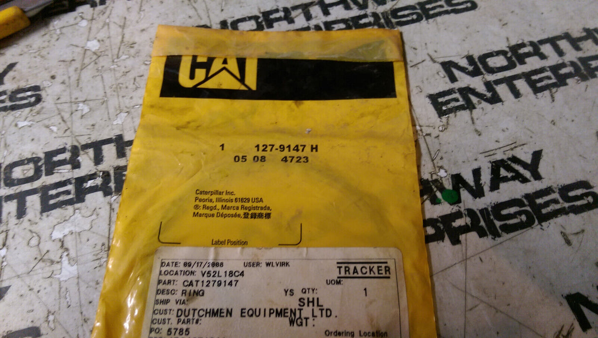 127-9147 Caterpillar Retaining Ring 1279147