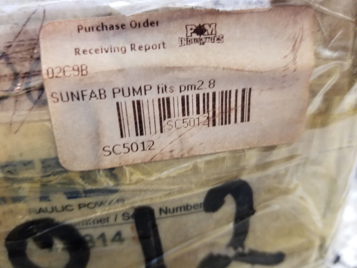 SUNFAB SC 5012 L 328559 Bent Axis HYDRAULIC MOTOR SC5012L 20472