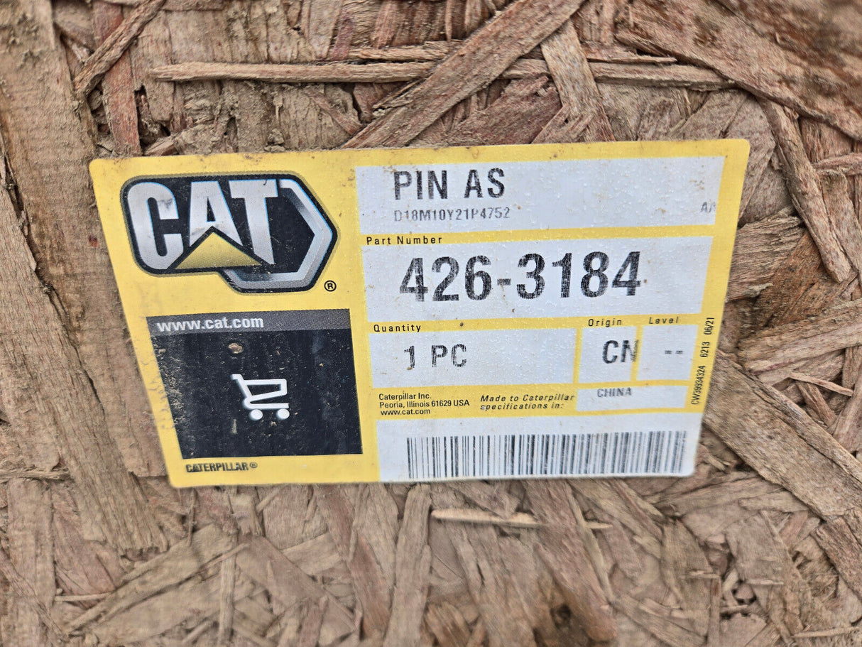Caterpillar 426-3184 CAT Linkage Pin Supports Machine Frames Rotational Movement