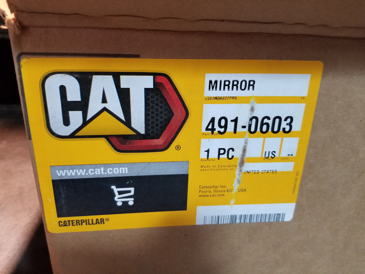 491-0603 Caterpillar Mirror For Cat Telehandler TL642 TH3510D TL642D TH3510