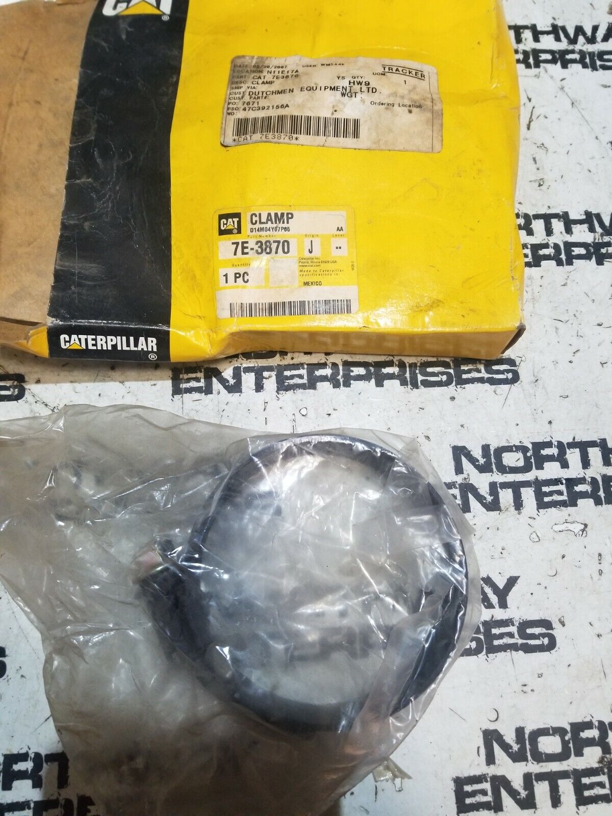 CATERPILLAR 7E-3870 CLAMP
