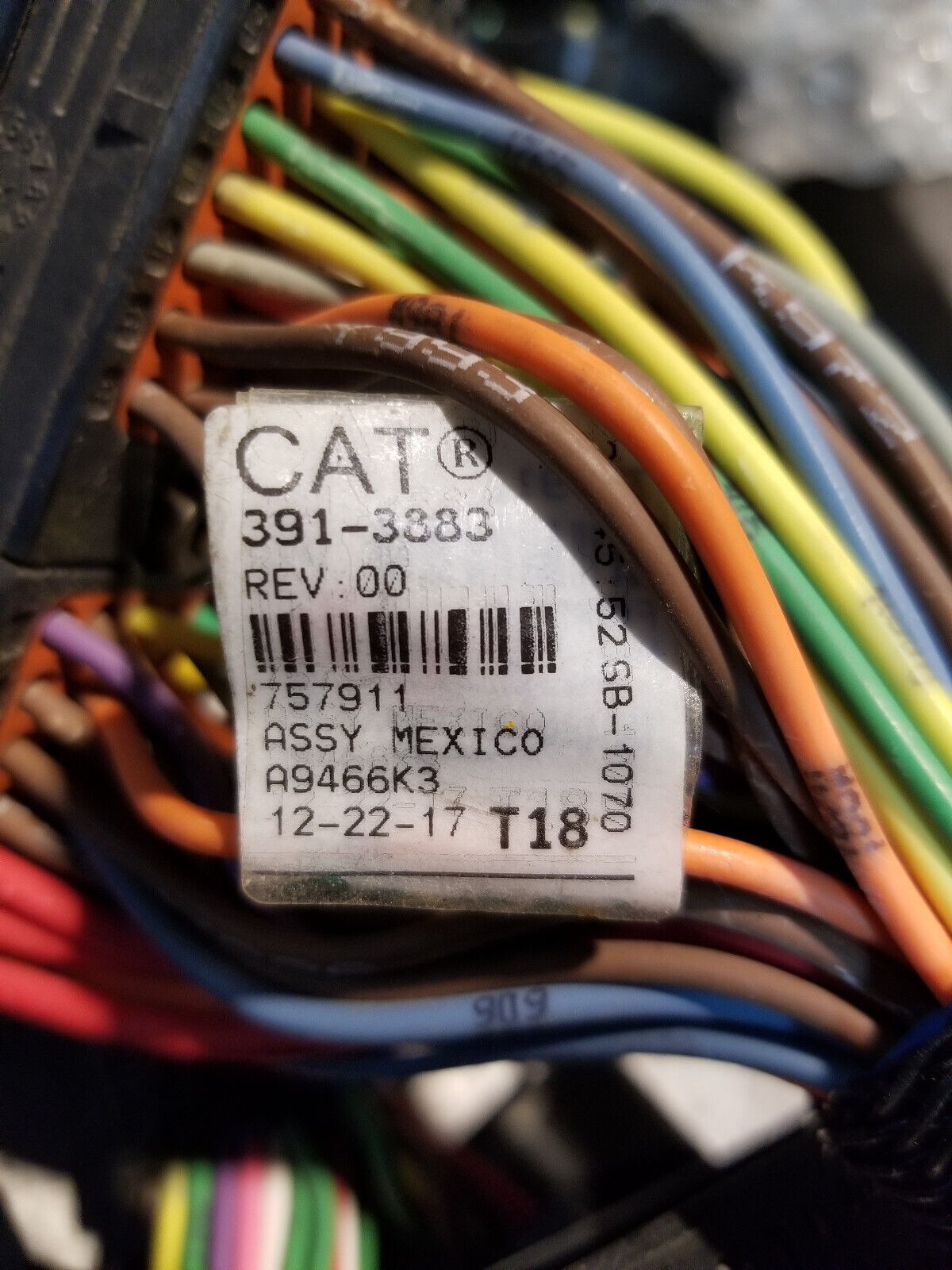 CAT 391-3883: HARNESS AS 3913883