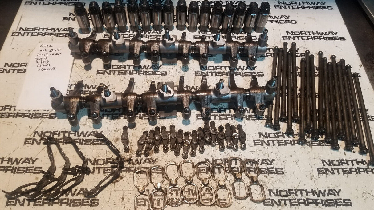 2011-2015 Chevy GMC 6.6 LML DURAMAX VALVETRAIN ROCKER ARMS LIFTERS ref807