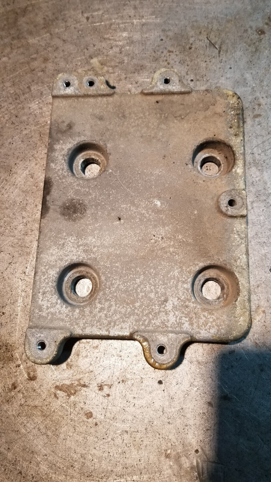 03-07 Cummins 24V 5.9L Engine PCM ECM Backing plate mounting bracket 3949345