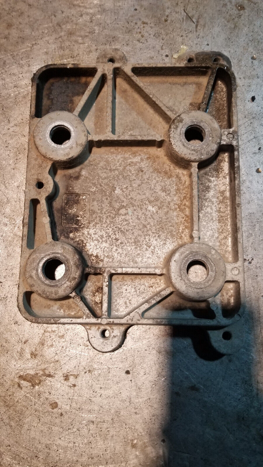 03-07 Cummins 24V 5.9L Engine PCM ECM Backing plate mounting bracket 3949345