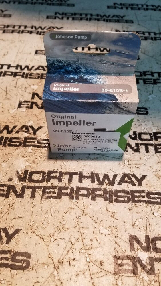 Johnson 09-810B-1 Jabsco Mallory Yanmar F4B Sea Water Pump Impeller Repair Kit