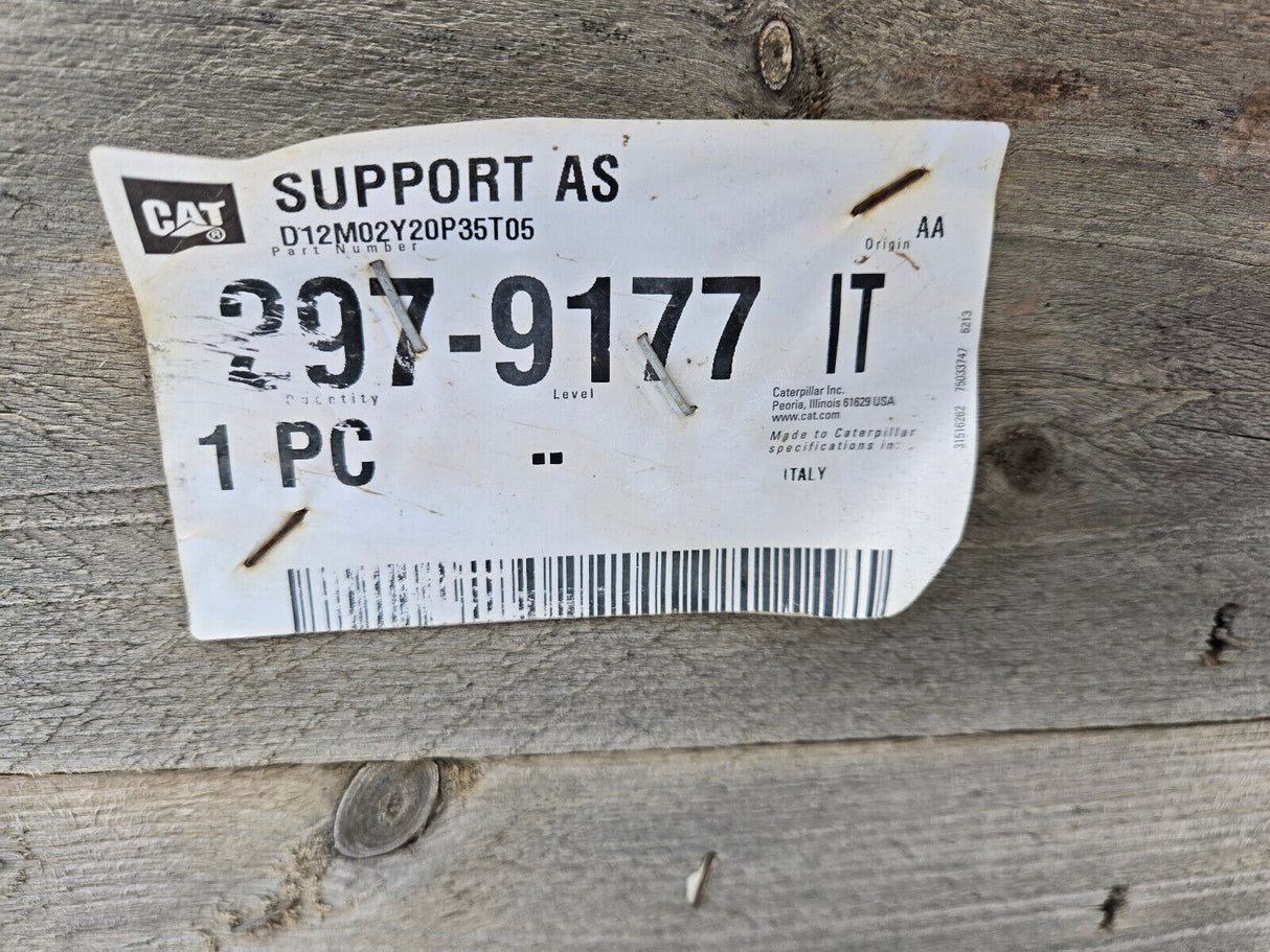 Caterpillar 297-9177 Support Assembly Recoil Spring Rod Maintains Proper Tension