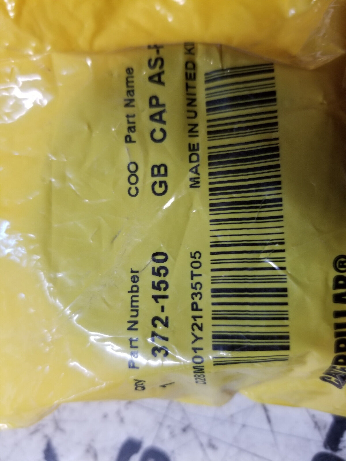 372-1550 CATERPILLAR FILLER CAP