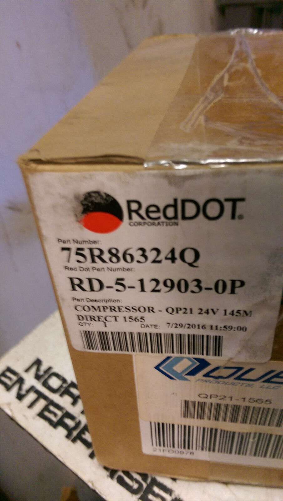 REDDOT 75R86324Q AC COMPRESSOR