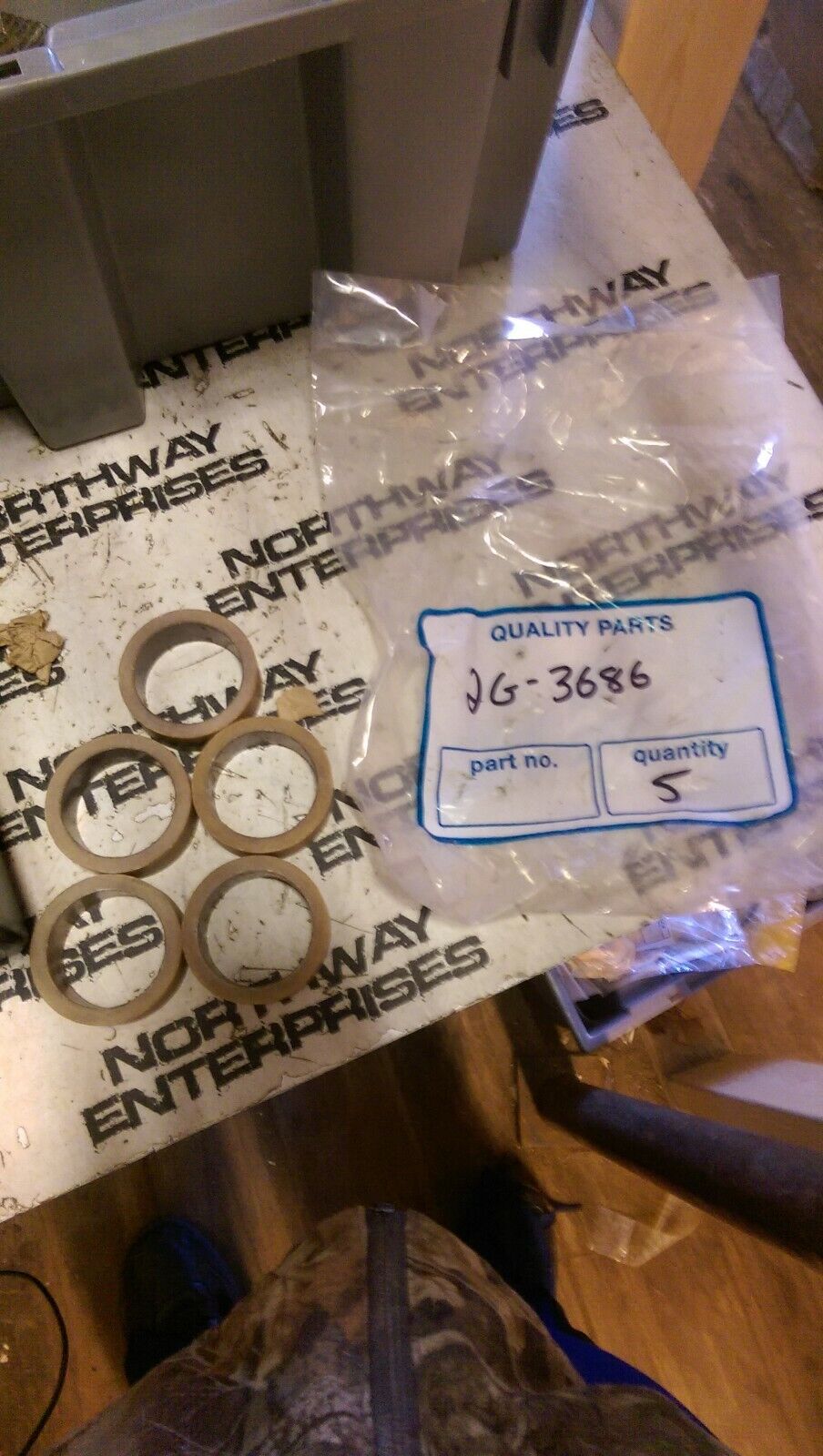 CATERPILLAR 2G-3686 LOT OF 5 PIECES